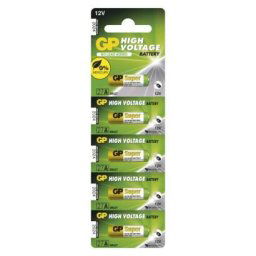 Alkalická speciální baterie GP 27AF (MN27, V27GA) 12 V, 5 ks B1301
