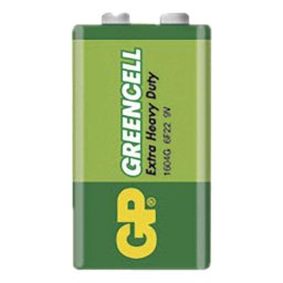 Zinková baterie GP Greencell 9V (6F22), 1 ks B1250