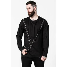 mikina unisex KILLSTAR - Ruckus - Black - KSRA004948