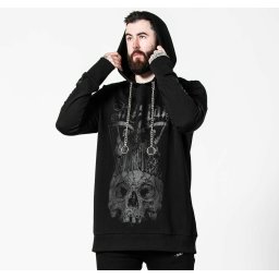 mikina unisex KILLSTAR - Damned - Black - KSRA004943