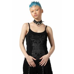 tílko dámské KILLSTAR - Deimos Strappy - Black - KSRA004926