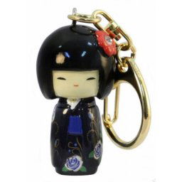 Klíčenka panenka Kokeshi Furisode