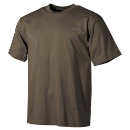 Triko kr.rukáv bavlněné US ZELENÉ vel. 4XL