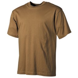 Triko kr.rukáv bavlněné US style COYOTE vel. 6XL
