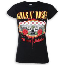 tričko dámské Guns N' Roses - Welcome To The Jungle - ROCK OFF - GNRTS28LB