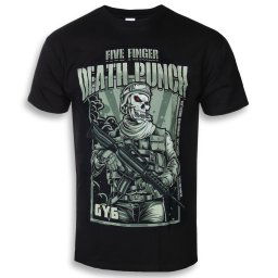 tričko pánské Five Finger Death Punch - War Soldier - ROCK OFF - FFDPTS29MB