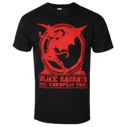 tričko pánské Black Sabbath - Europe '75 - ROCK OFF - BSTS40MB