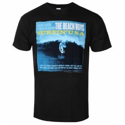 tričko pánské Beach Boys - Surfin' USA - BLACK - ROCK OFF - BBTS07MB