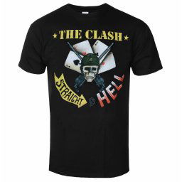 tričko pánské Clash - Straight To Hell Single - BLACK - ROCK OFF - CLTS15MB