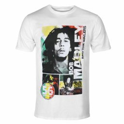 tričko pánské Bob Marley - 56 Hope Road Rasta - ROCK OFF - BMATSP21MW