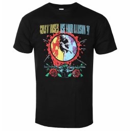tričko pánské Guns N' Roses - UYI Circle Splat - ROCK OFF - GNRTS117MB