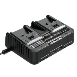 AKU duální nabíječka 2 x 2,3A SAS+ALL Dedra DED7038V DED7038V