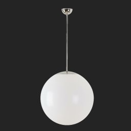 OSMONT ISI66640 ISIS P4 závěsné plastové svítidlo nerez leštěná / bílá IP40 4000 K 41W LED nouzové kombinované 3 h