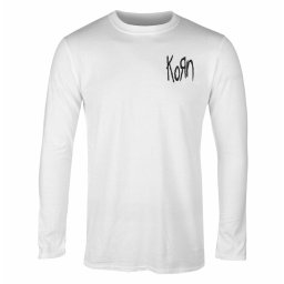 tričko pánské s dlouhým rukávem KORN - REQUIEM - LOGO POCKET - PLASTIC HEAD - PHD12813LS