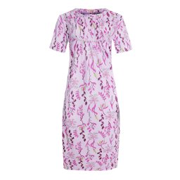 Roelie květovaná dámská noční košile 6957 XL růžová
