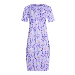 Roelie květovaná dámská noční košile 6957 M fialová