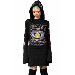 šaty dámské KILLSTAR - Crystal Gazer - Black - KSRA004988