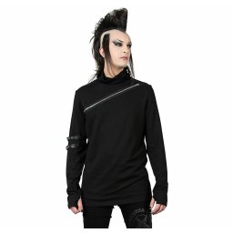 tričko s dlouhým rukávem unisex KILLSTAR - Meridian - Black - KSRA005069