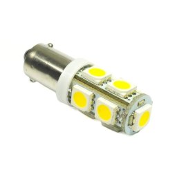 Interlook LED auto žárovka 12V LED BA9S 9SMD5050 H6W 2W Teplá bílá IL416