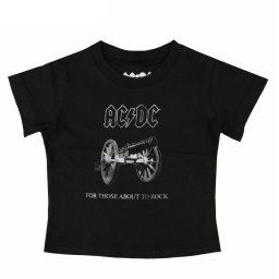 tričko dětské AC/DC - About To Rock - BLACK - ROCK OFF - ACDCTS06TB