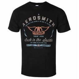 tričko pánské Aerosmith - Back In The Saddle - BLACK - ROCK OFF - AEROTS03MB