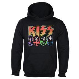 mikina pánská Kiss - Logo - Faces & Icons - ROCK OFF - KISSHD14MB