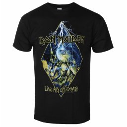 tričko pánské Iron Maiden - Live After Death Diamond BL - ROCK OFF - IMTEE115MB
