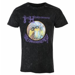 tričko pánské Jimi Hendrix - Experienced Snow Wash - BLACK - ROCK OFF - JHXSWASH01MB
