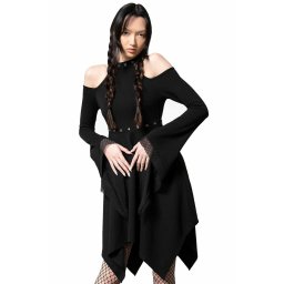 šaty dámské KILLSTAR - Crimira Cold - Black - KSRA005097