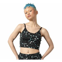 tílko dámské (pyžamo) KILLSTAR - Cthulhu Strappy - Black - KSRA005349