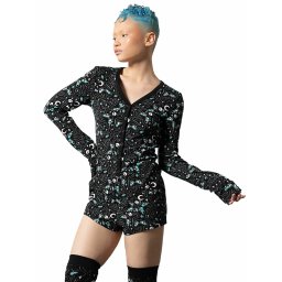 overal dámský (pyžamo) KILLSTAR - Cthulhu Playsuit - Black - KSRA005348