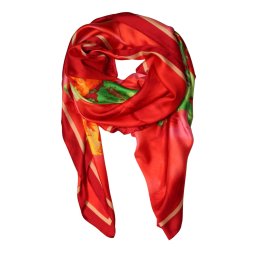 Chryza Red dámské pareo B2301 červená