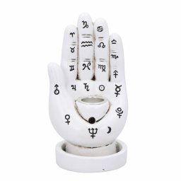 dekorace (kadidlo) Palmistry Backflow - White - U5827U1