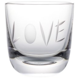 Rückl designové sklenice na vodu Pink Collection Crystal Glass Clear
