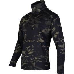 Triko TACTICAL ROLLNECK s dlouhým rukávem VCAM BLACK vel. XL