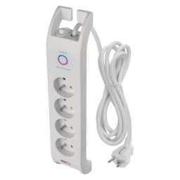 EMOS P54012 Přepěťová ochrana 900J – 4 zásuvky, 2m, bílá