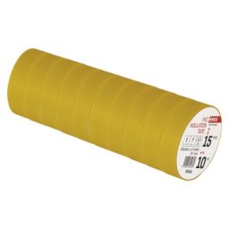 EMOS izolační páska PVC 15mm x 10m ŽLUTÁ 10 ks