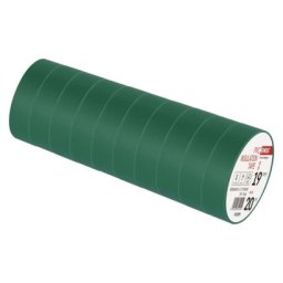 EMOS izolační páska PVC 19mm x 20m ZELENÁ 10 ks