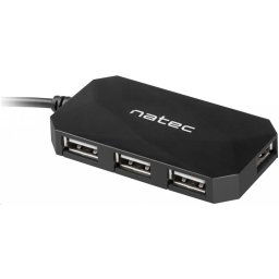Natec Locust rozbočovač 4x USB 2.0 HUB, černý