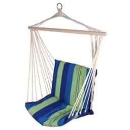 Cattara Houpací síť k sezení 95x50cm modro-zelená