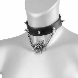 obojek Skull Cross - LSF9 63