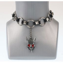 obojek Skull - Blood Devil - LSF9 57