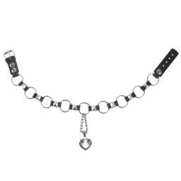 obojek Double Skull Heart - LSF9 59