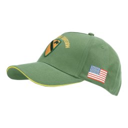 FOSTEX čepice baseball US CAVALRY WWII 3D ZELENÁ