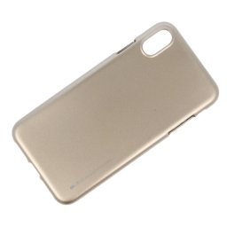 Goospery Mercury i-Jelly Metal iPhone Xs Max - Zlatá