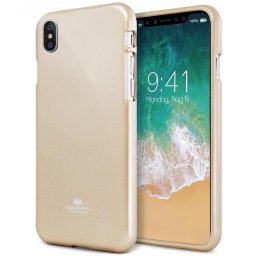 Mercury Goospery Jelly iPhone Xs Max - Zlatá