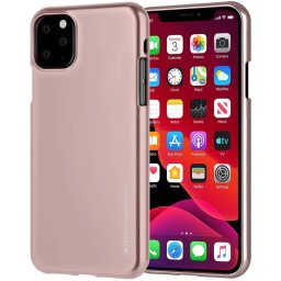 Goospery Mercury i-Jelly Metal iPhone 11 Pro Max - Růžově zlatá