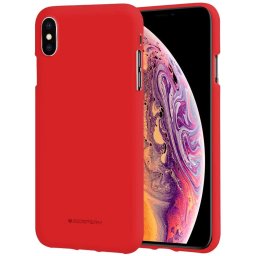 Pouzdro Mercury Goospery Soft Feeling iPhone XS Max - Červený