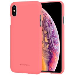 Pouzdro Mercury Goospery Soft Feeling iPhone XS Max - Růžový