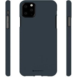 Pouzdro Mercury Goospery Soft Feeling iPhone 11 Pro Max - Půlnočně modrý